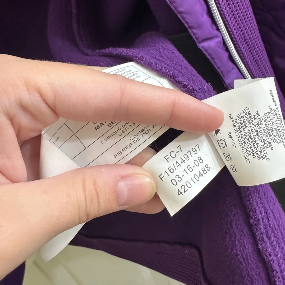 Free Country Women's Empire Purple Pull Zip Jacket - Picture 7 of 11